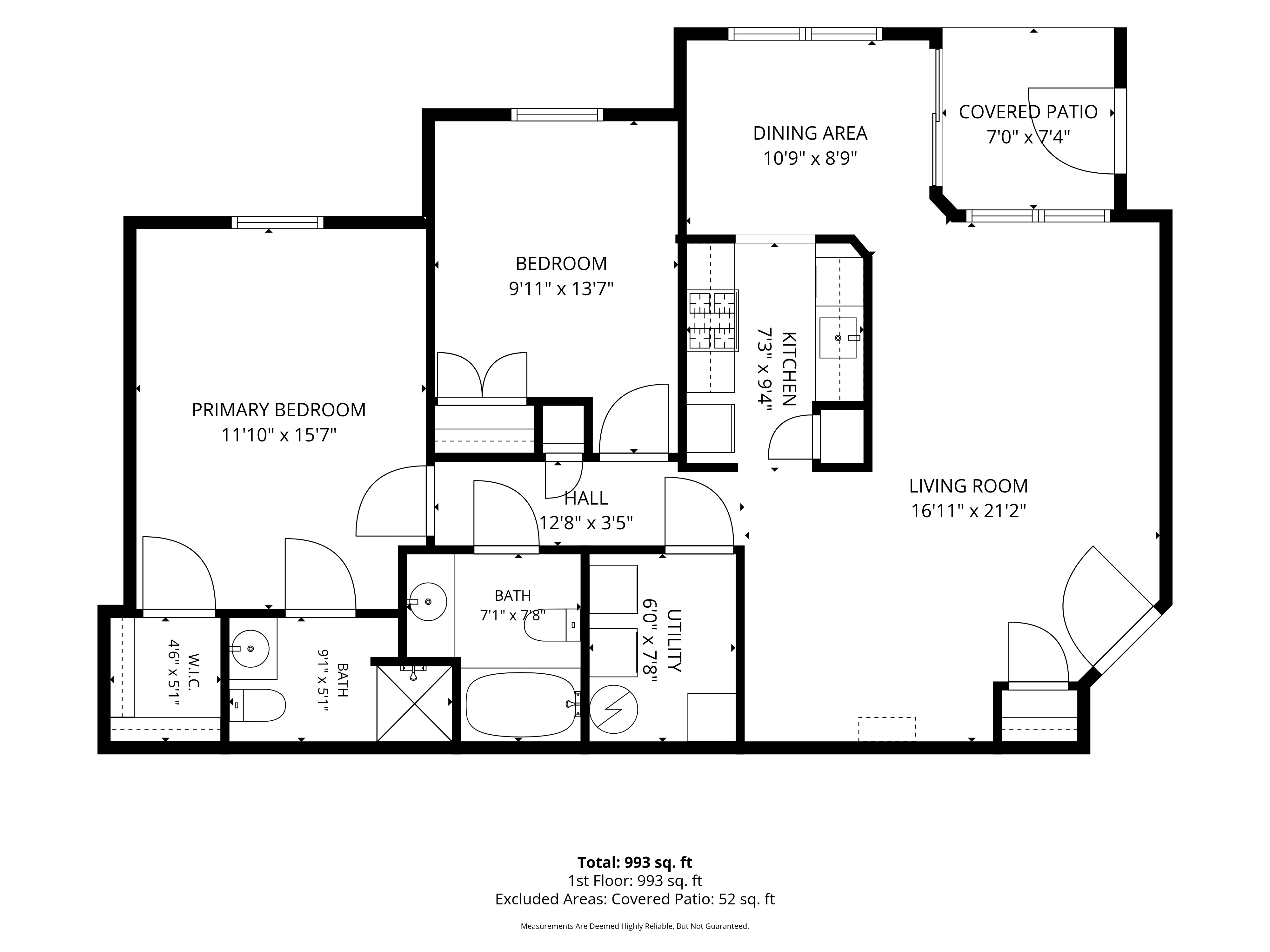Condo Architectural Floor Plan