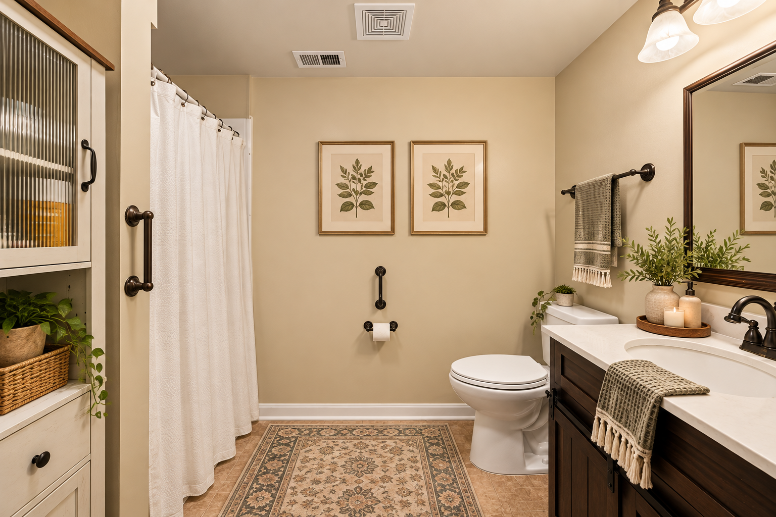Well Appointed Full Bathroom