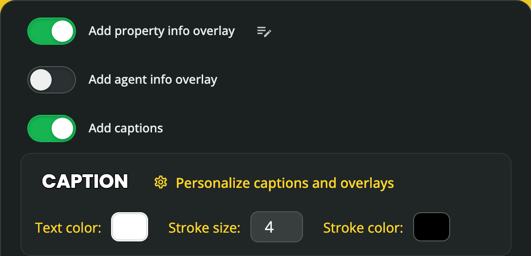 Control property facts and agent details separately